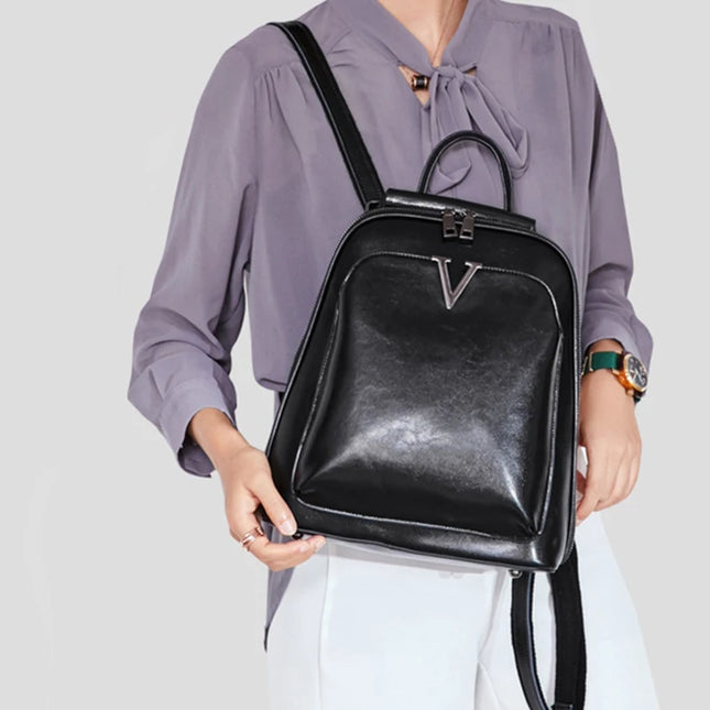 Lederrucksack Damen: Daypack & Umhängetasche aus Echtleder