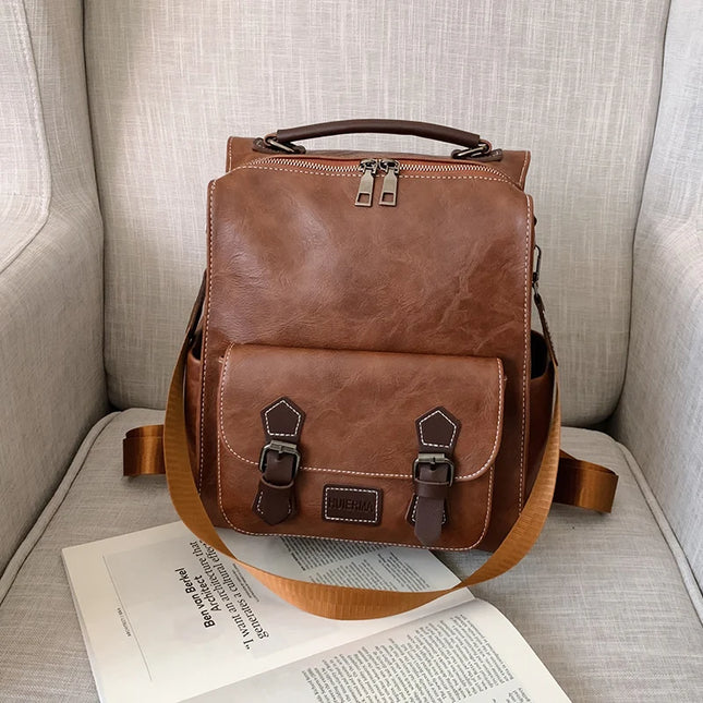 Vintage Leder Rucksack Damen – Dein vielseitiger Begleiter für Alltag & Reise