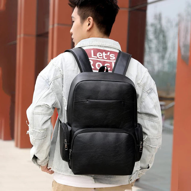 Leder Rucksack für Herren: Business, Laptop, Reise & Diebstahlschutz