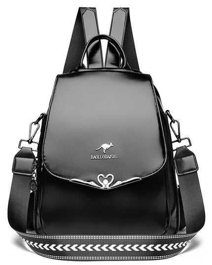 Vintage Lederrucksack Damen: Geräumig & Vielseitig als Schultertasche