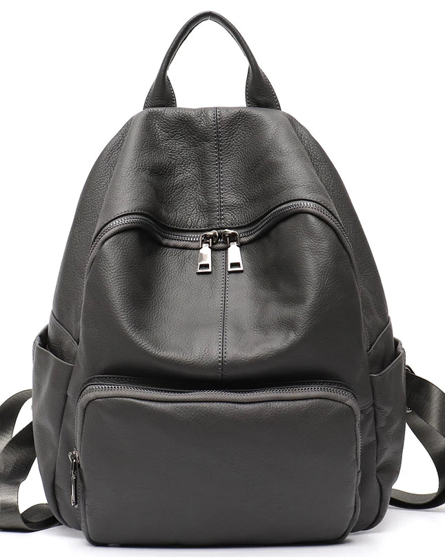 Weicher Leder Rucksack für Damen & Herren – Vielseitig & Geräumig