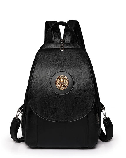 Weicher Leder Rucksack für Damen – Klein, Retro & Vielseitig