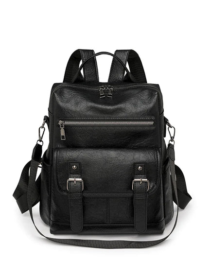 Dein Retro Lederrucksack für Damen: Weich, geräumig & funktional