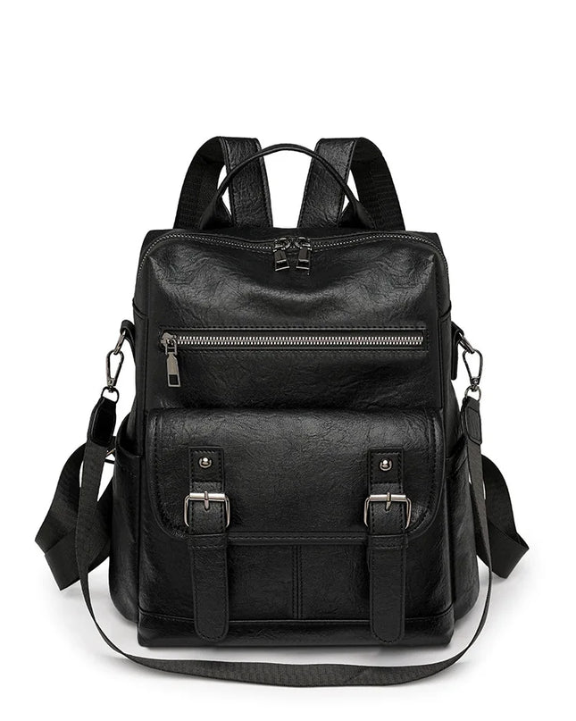 Dein Retro Lederrucksack für Damen: Weich, geräumig & funktional