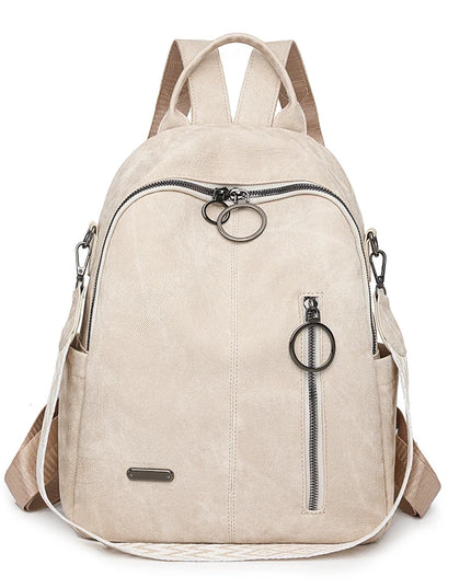 Damen Lederrucksack für Alltag & Schule