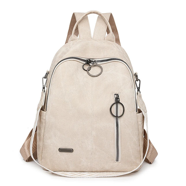 Damen Lederrucksack für Alltag & Schule