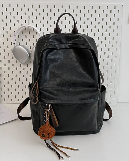 Vielseitiger Leder Rucksack für Damen & Herren – Laptop & Reisen