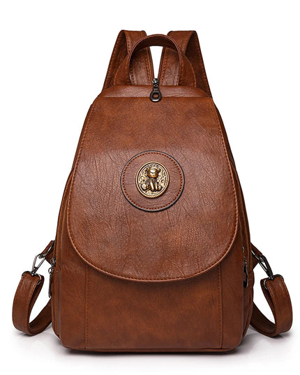 Weicher Leder Rucksack Damen | Klein, Retro & Vielseitig