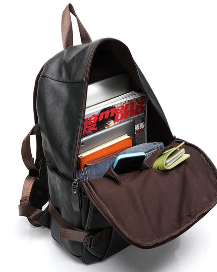 Vintage Leder Rucksack für Herren - Uni, Büro & Reise