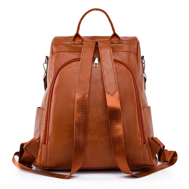 Vintage Lederrucksack für Damen: Stilvoll & Diebstahlsicher Reisen