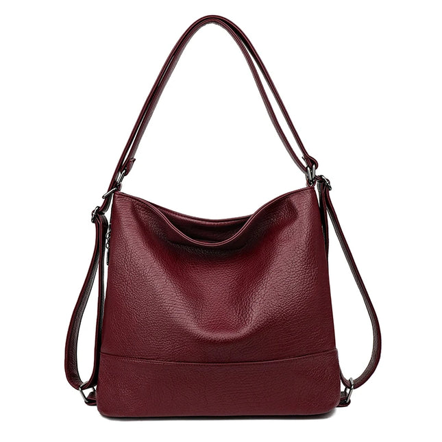 Damen Lederrucksack für Reisen & Alltag – Geräumig & Robust