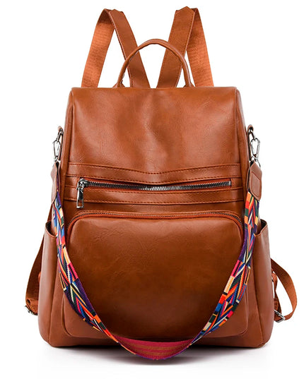 Vintage Lederrucksack für Damen: Stilvoll & Diebstahlsicher Reisen