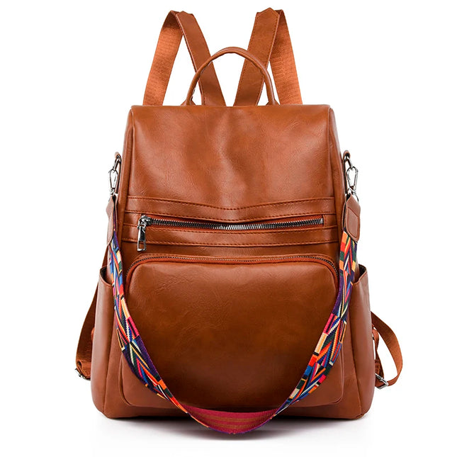 Vintage Lederrucksack für Damen: Stilvoll & Diebstahlsicher Reisen