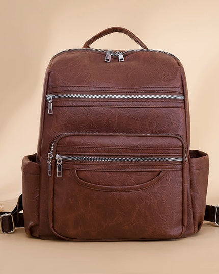 Damen Leder Rucksack aus Lammleder – Klassisch & Elegant