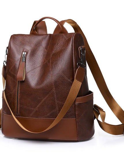 Vintage Lederrucksack für Damen – Dein Begleiter für Uni & Reise