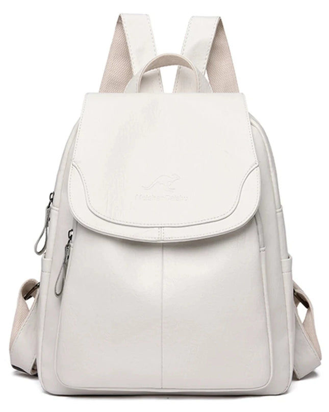 Vintage Lederrucksack für Damen – Weich & vielseitig