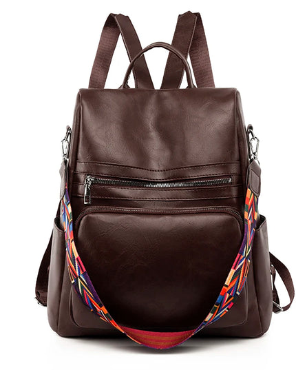 Vintage Leder Rucksack Damen – Stilvoll & Sicher für Reise & Alltag