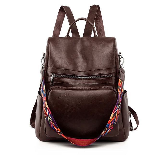 Vintage Leder Rucksack Damen – Stilvoll & Sicher für Reise & Alltag
