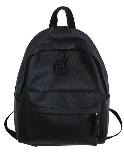 Stilvoller Leder-Look Rucksack für Damen & Teenager – Schule & Freizeit