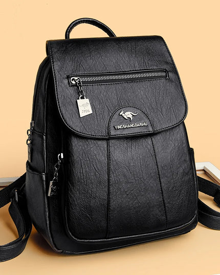 Damen Lederrucksack Vintage – Weich & Vielseitig für Alltag & Reise