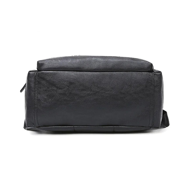 Herren Lederrucksack Schwarz – Vielseitig für Reise & Alltag