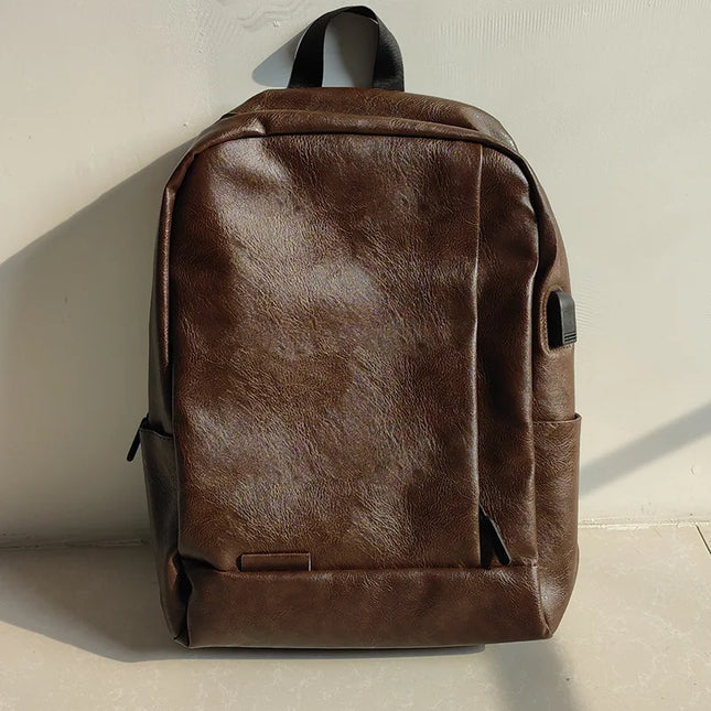 Eleganter Herren Lederrucksack – Ideal für Büro, Reise & Laptop