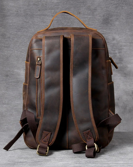 S.WORKER Vintage Lederrucksack – Laptop & Reise Begleiter