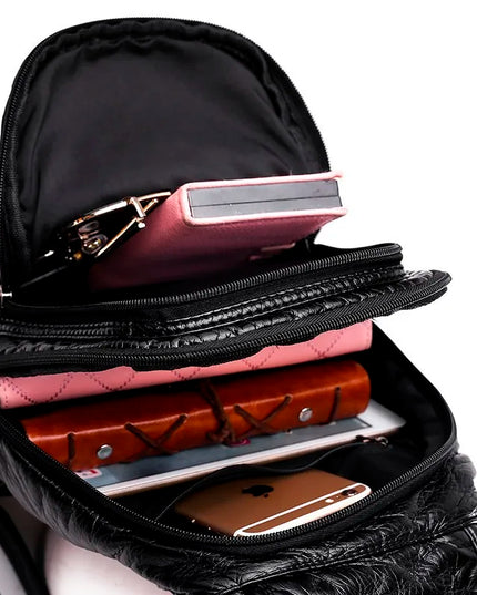 Kleiner Damen Lederrucksack für Reisen & Alltag – Weich & Praktisch