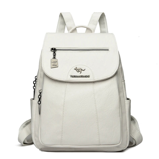 Vintage Lederrucksack Damen - Weich & Vielseitig für Alltag & Reise