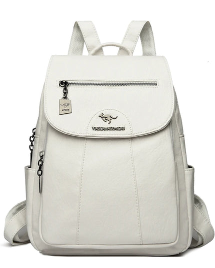 Vintage Leder Rucksack Damen – Weich & Vielseitig für Alltag & Reise