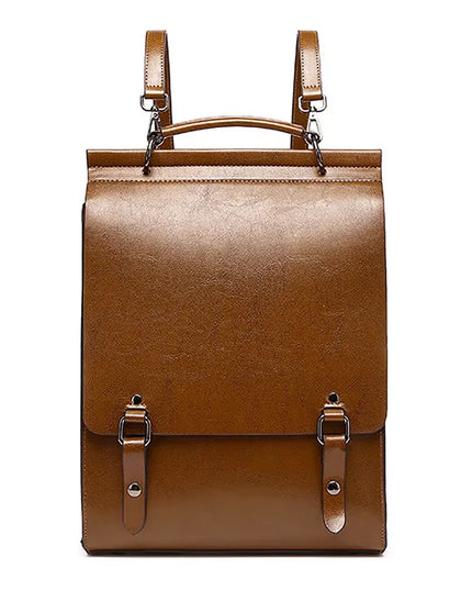 Damen Leder Rucksack & Umhängetasche aus Echtleder für Laptop & Alltag