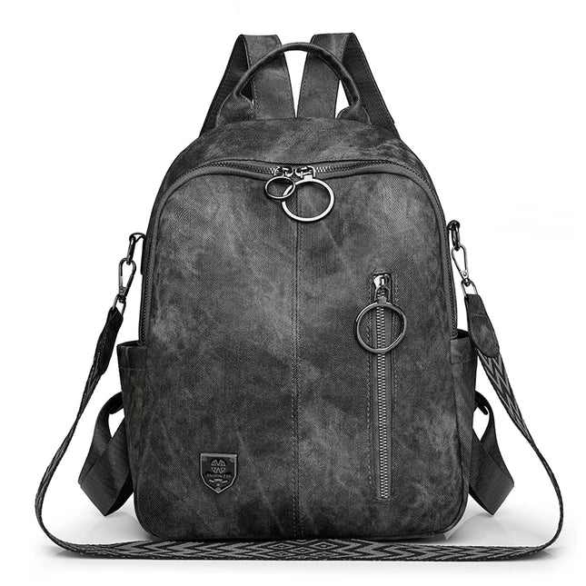 Retro Lederrucksack Damen – Groß, vielseitig & stylisch für 2024