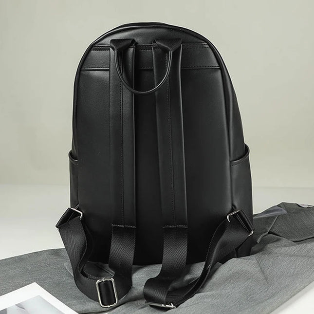 Damen Lederrucksack Schwarz – Geräumig & Vielseitig für Uni & Reise