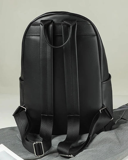 Damen Leder Rucksack Schwarz 2024 – Groß & Vielseitig für Uni & Reise