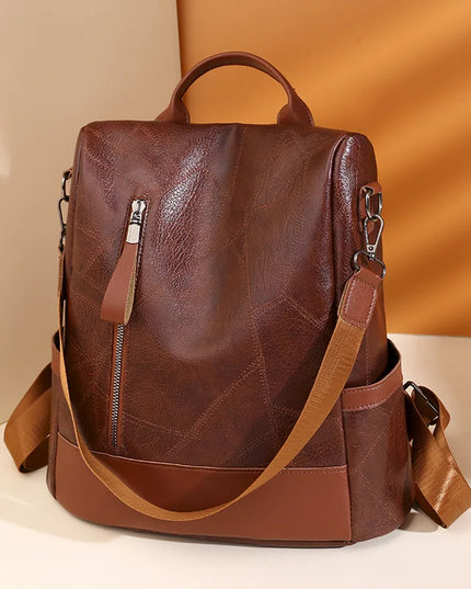 Vintage Lederrucksack für Damen – Dein Begleiter für Uni & Reise