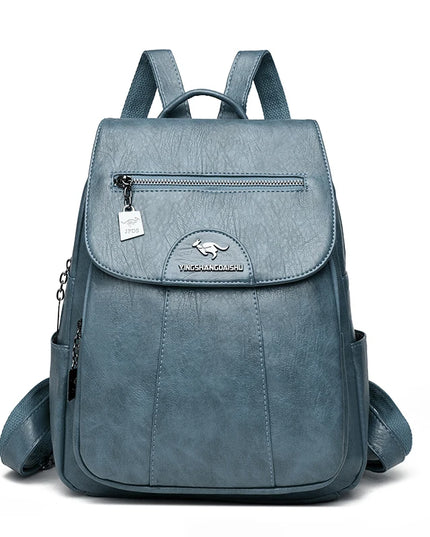 Damen Lederrucksack Vintage – Weich & Vielseitig für Alltag & Reise