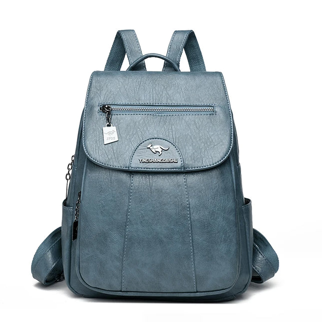 Damen Lederrucksack Vintage – Weich & Vielseitig für Alltag & Reise