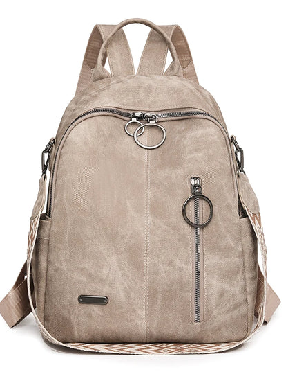 Eleganter Damen Leder Rucksack – Vielseitiger Daypack für Frauen