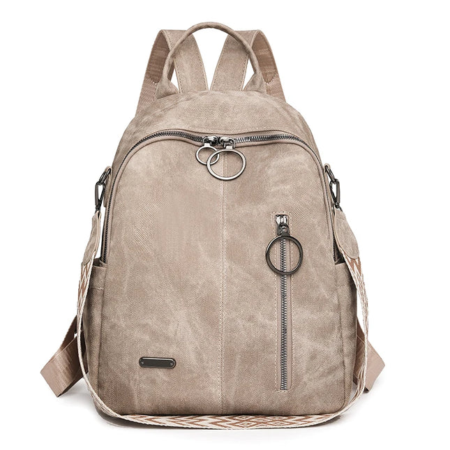 Eleganter Damen Leder Rucksack – Vielseitiger Daypack für Frauen