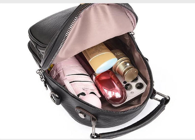 Kleiner Leder Rucksack Damen: Vielseitige Umhänge- & Schultertasche