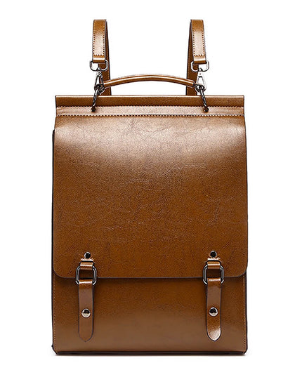 Damen Leder Rucksack & Umhängetasche aus Echtleder für Laptop & Alltag