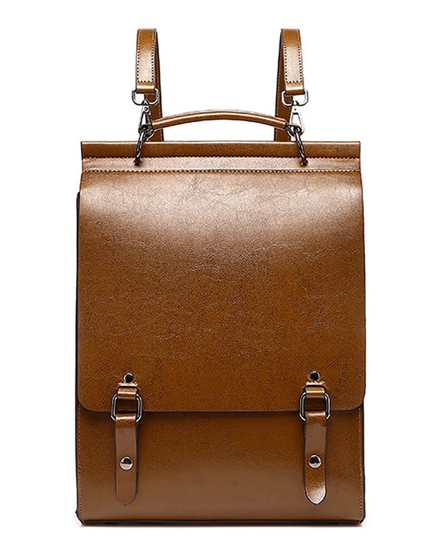 Damen Leder Rucksack & Umhängetasche aus Echtleder für Laptop & Alltag
