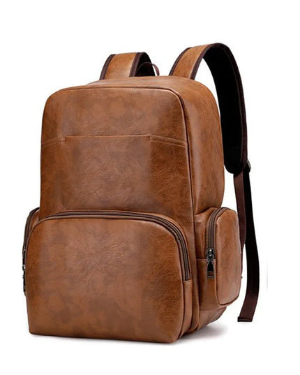 Business Rucksack in Leder-Optik für Herren – Büro, Laptop & Reisen