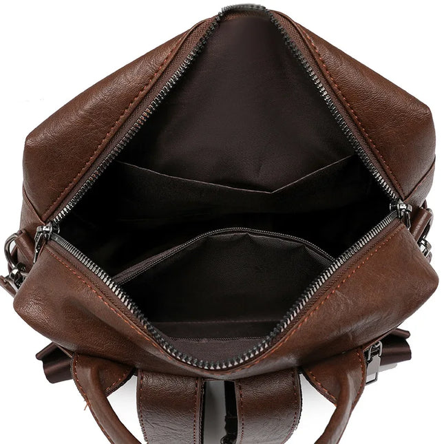 Dein Retro Lederrucksack für Damen: Weich, geräumig & funktional
