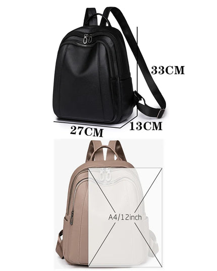 Vintage Lederrucksack Damen – Groß & Praktisch für Alltag & Reise