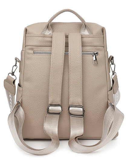 Wandelbarer Rucksack im Leder-Look für Damen – Schultertasche & Tote