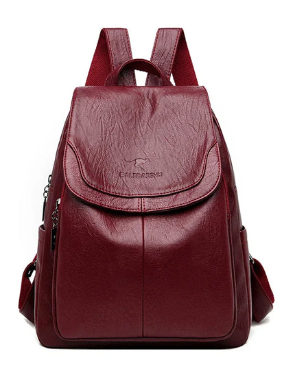 Leder Rucksack Damen: Weich, modisch & als Schultertasche tragbar