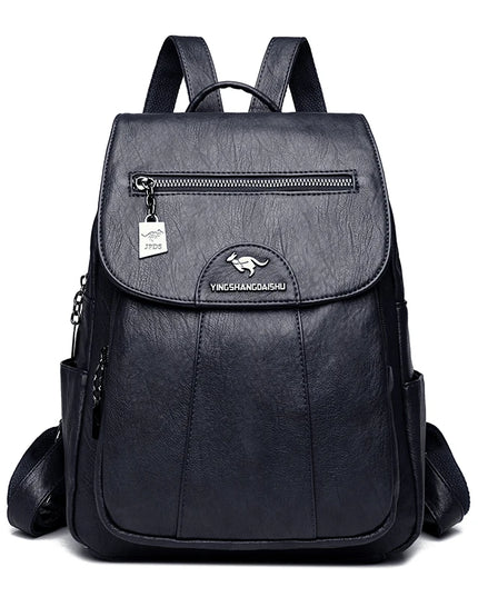Weicher Damen Lederrucksack im Vintage-Stil – 5 Farben für Alltag & Reise