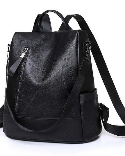 Vintage Lederrucksack für Damen & Teenager – Schule & Reise