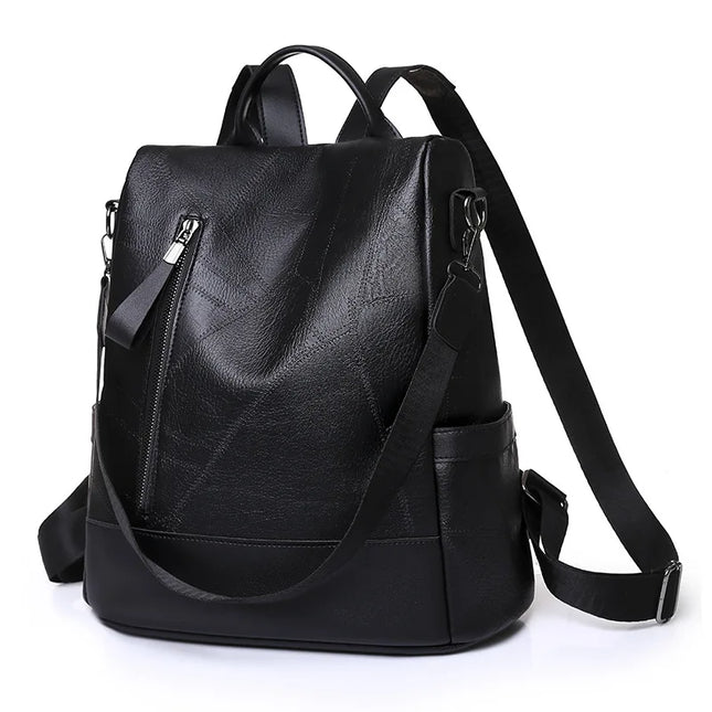 Vintage Lederrucksack für Damen & Teenager – Schule & Reise